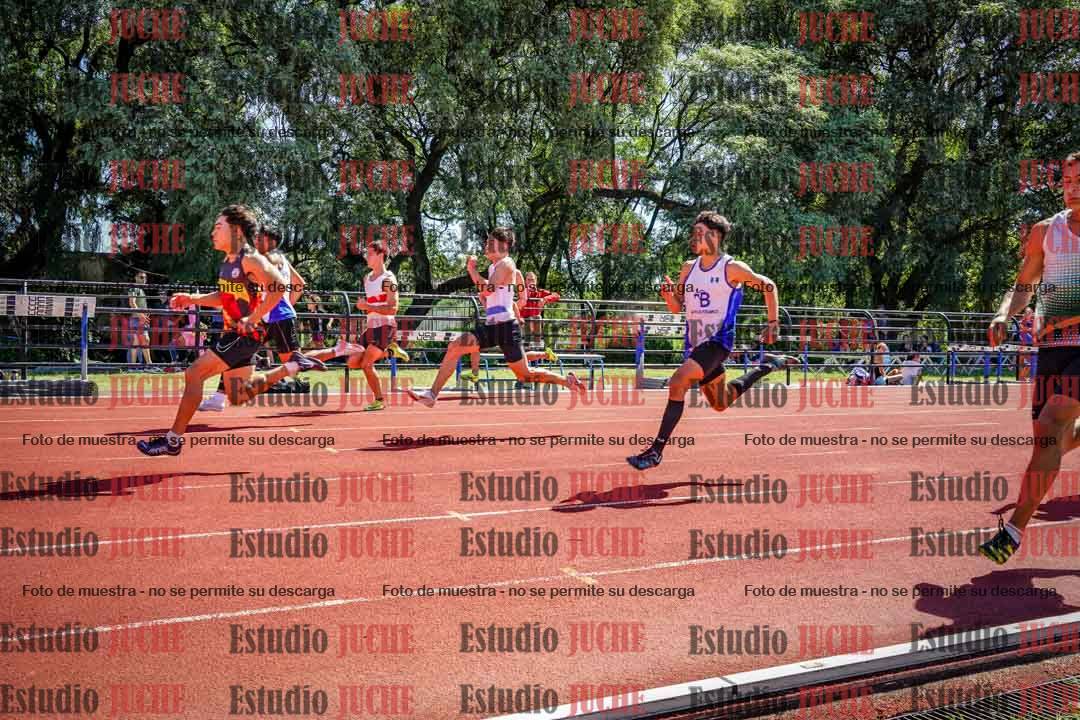 Fotos de los 100 m llanos de varones