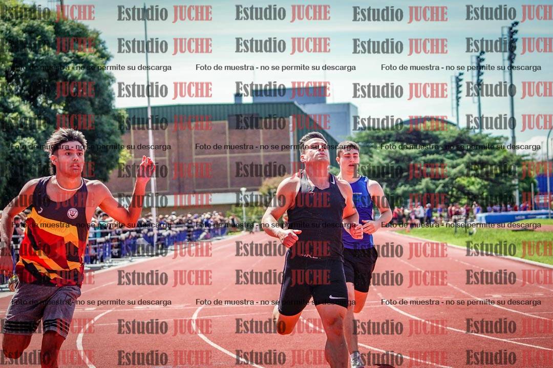 Fotos de los 100 m de varones