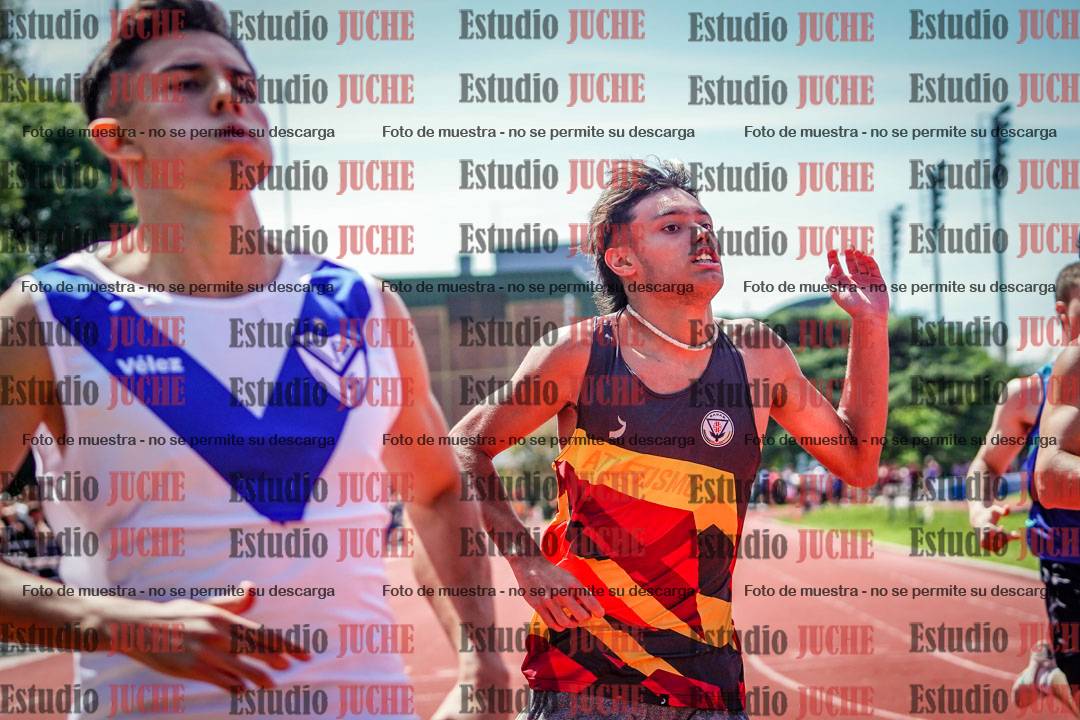 Fotos de los 100 m de varones