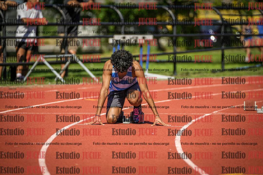 Fotos de los 200 m llanos de varones