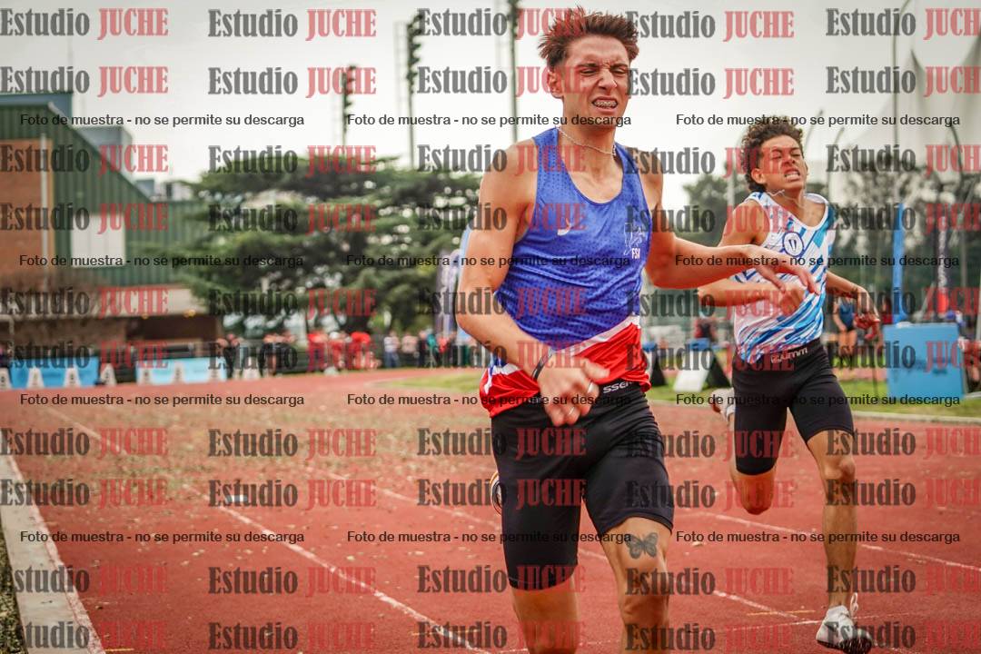 Fotos de los 400 m llanos de varones - FINAL
