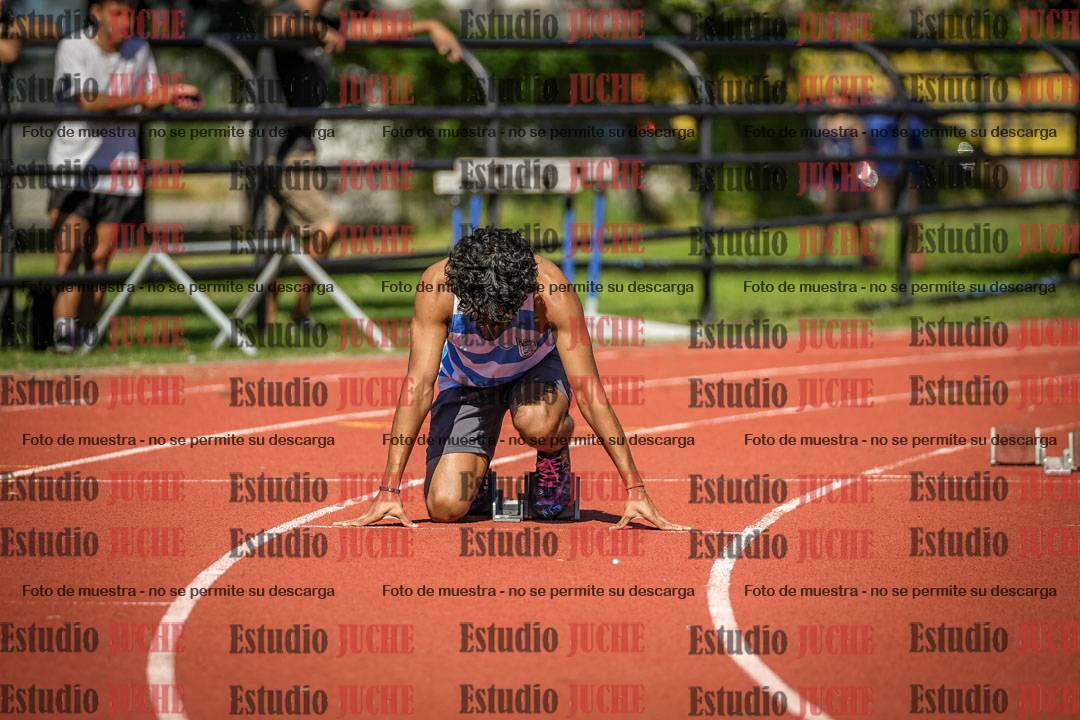 Fotos de los 200 m llanos de varones
