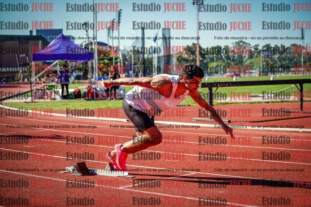 Fotos de los 400 m llanos de varones