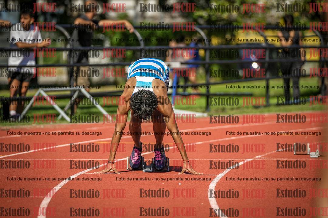 Fotos de los 200 m llanos de varones