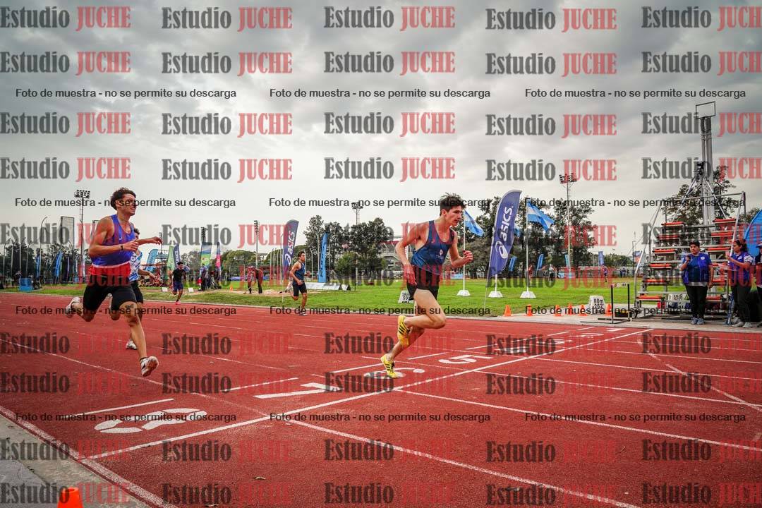 Fotos de los 400 m llanos de varones - FINAL