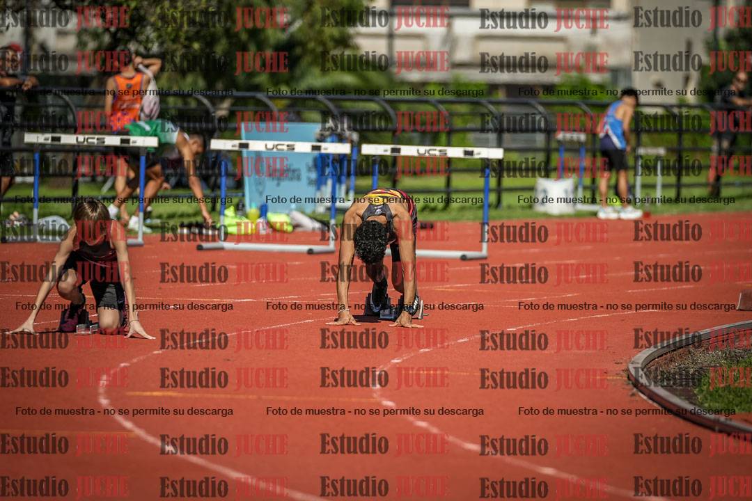 Fotos de los 200 m llanos de varones