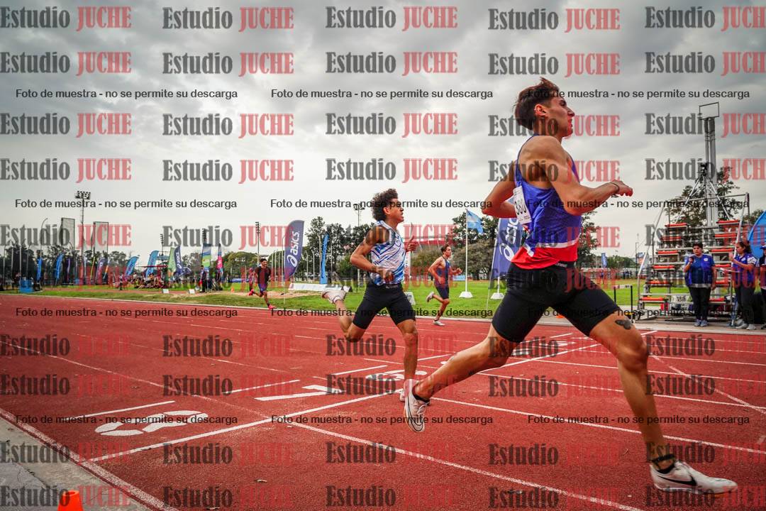 Fotos de los 400 m llanos de varones - FINAL
