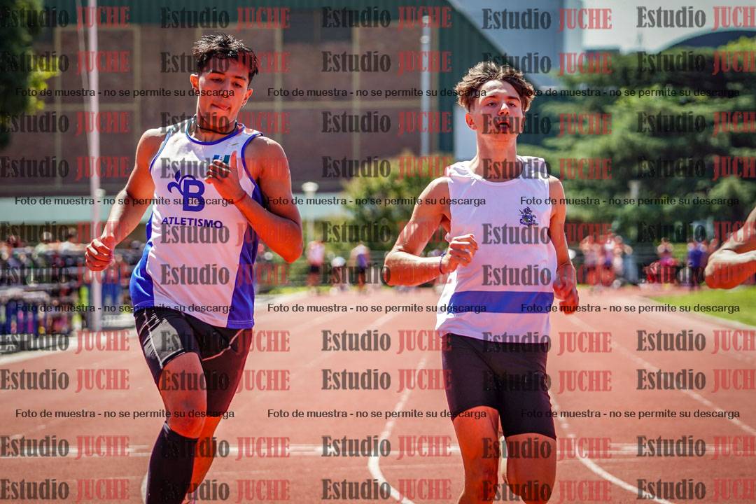 Fotos de los 100 m llanos de varones