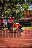 Fotos de los 100 m llanos de varones