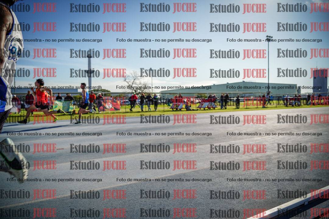 Fotos de los 100 m llanos de varones - FINAL
