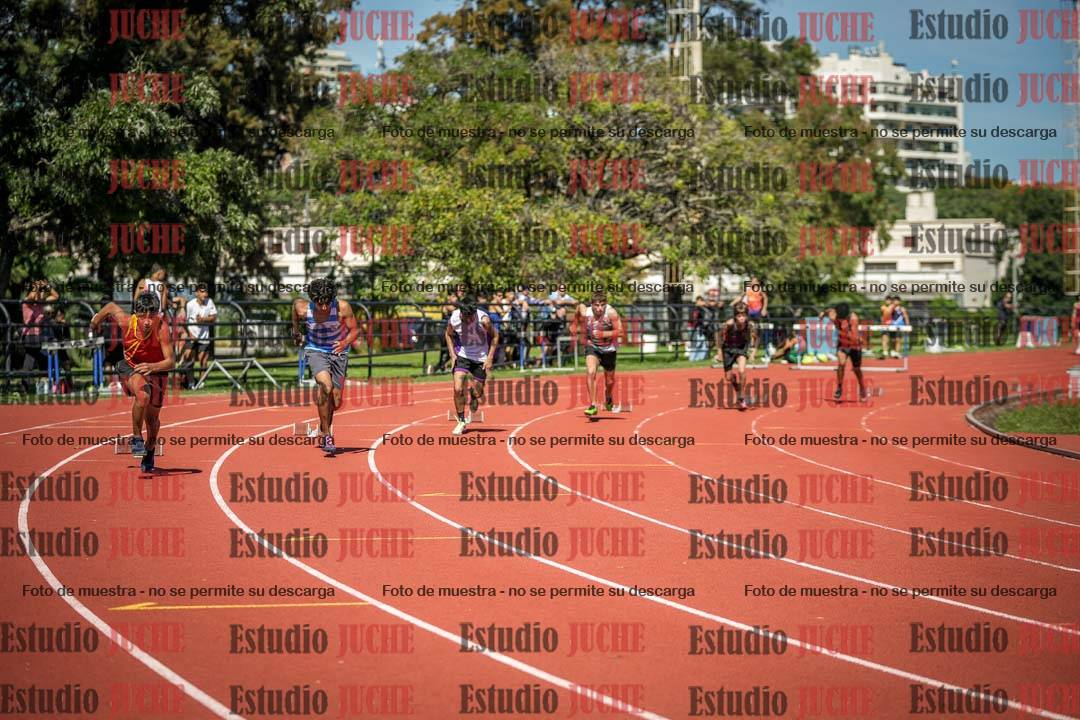 Fotos de los 200 m llanos de varones