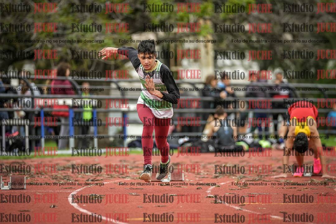 Fotos de los 200 m llanos de varones