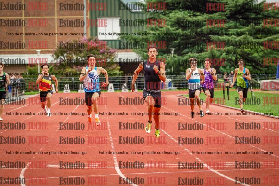 Fotos de los 200 m de varones