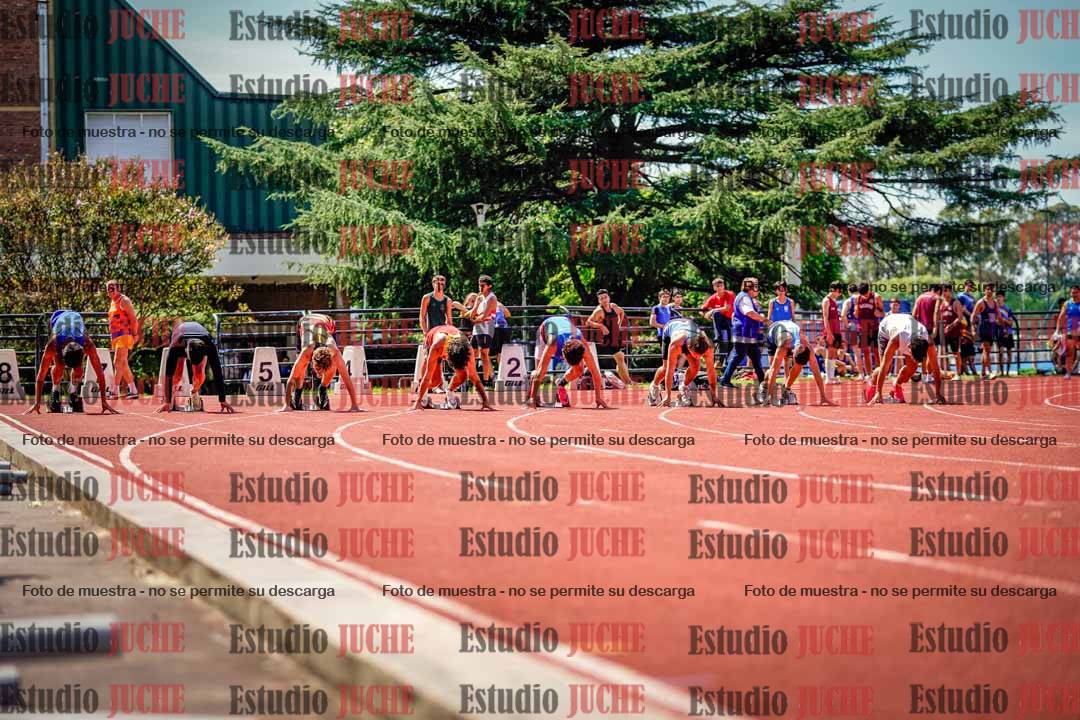 Fotos de los 100 m de varones
