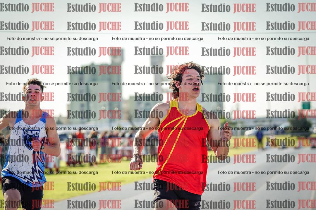 Fotos de los 100 m llanos de varones - FINAL