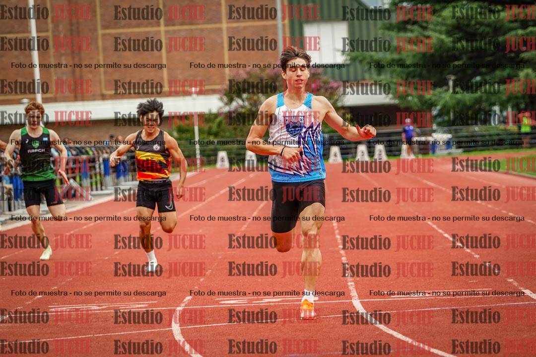Fotos de los 200 m de varones