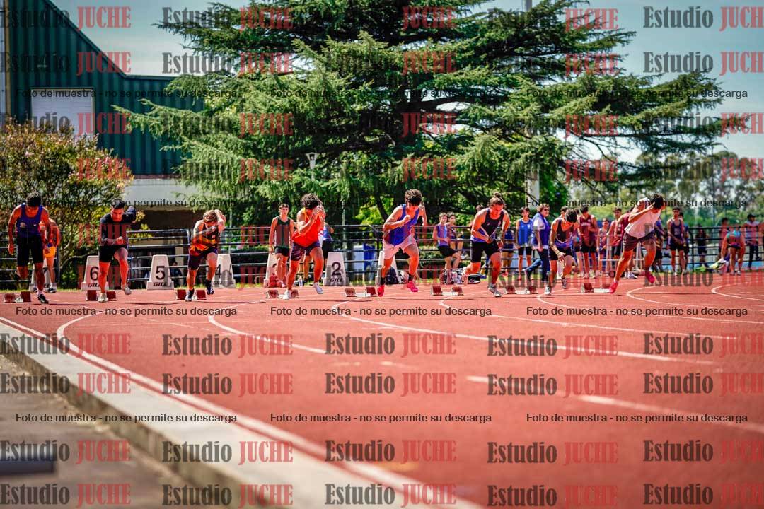 Fotos de los 100 m de varones