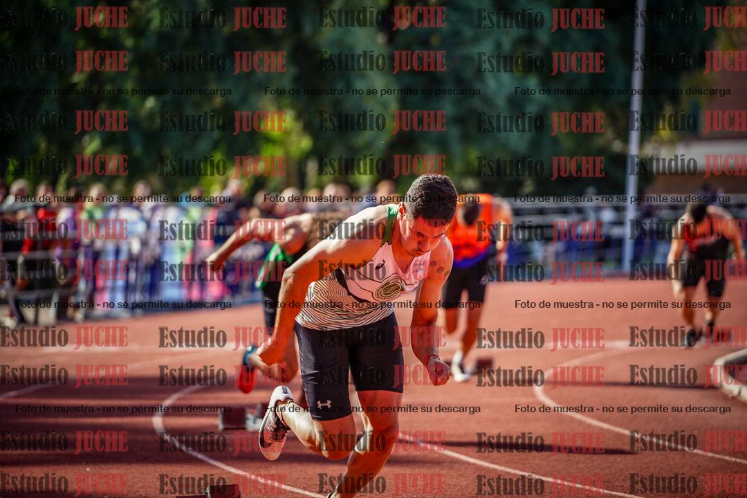 Fotos de los 400 m llanos de varones