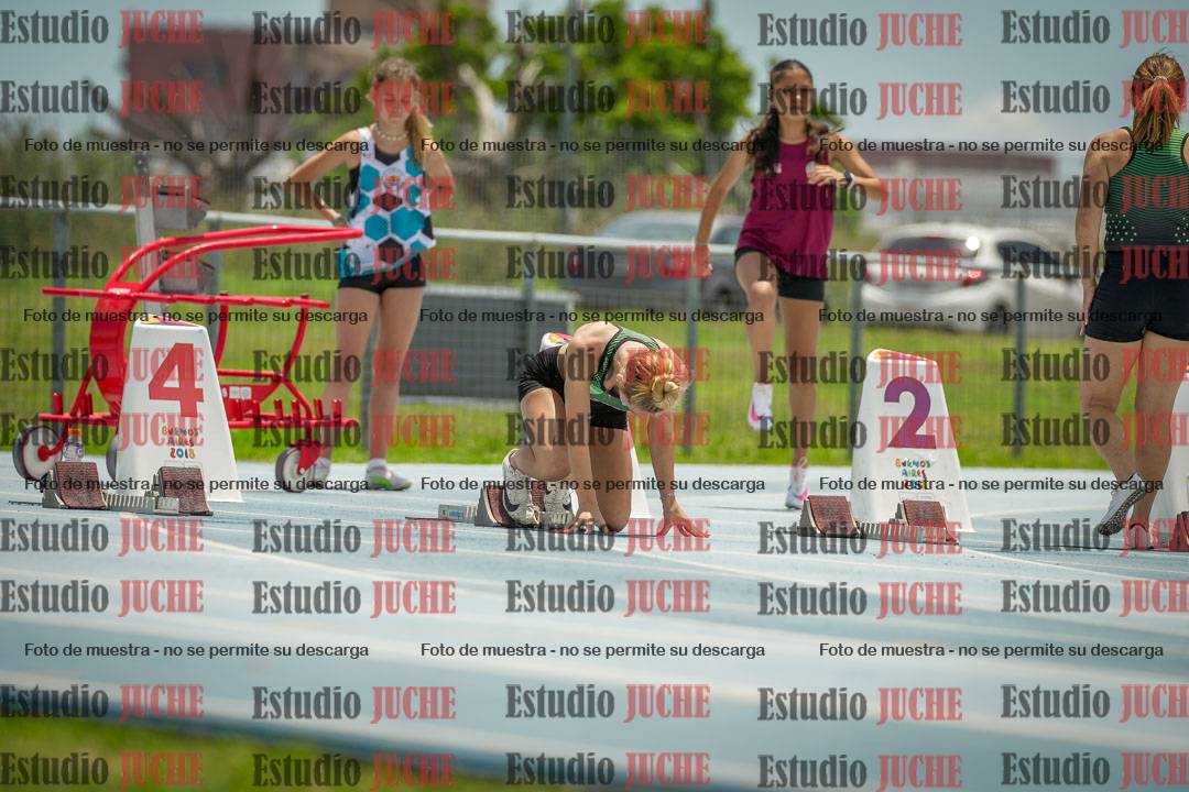 Fotos de los 100 m llanos de mujeres