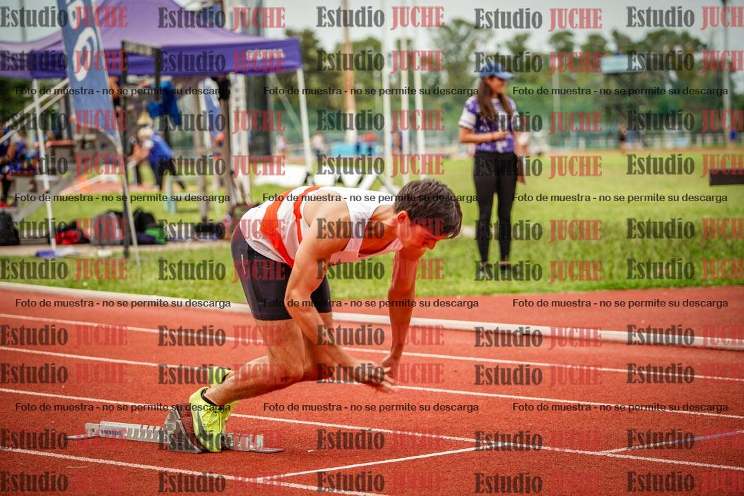 Fotos de los 400 m llanos de varones