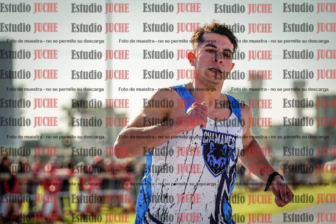 Fotos de los 100 m llanos de varones - FINAL