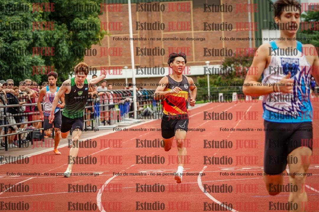 Fotos de los 200 m de varones