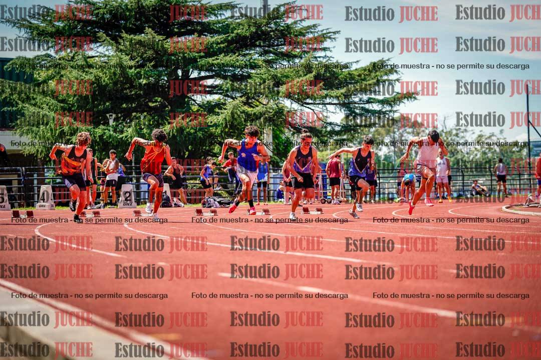 Fotos de los 100 m de varones