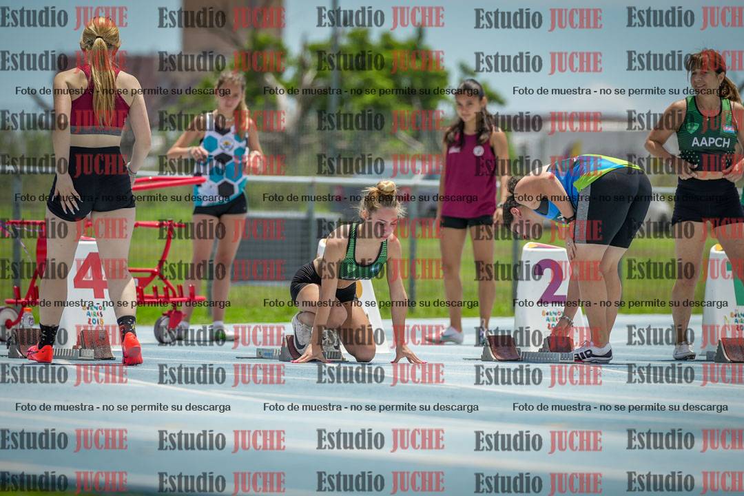 Fotos de los 100 m llanos de mujeres