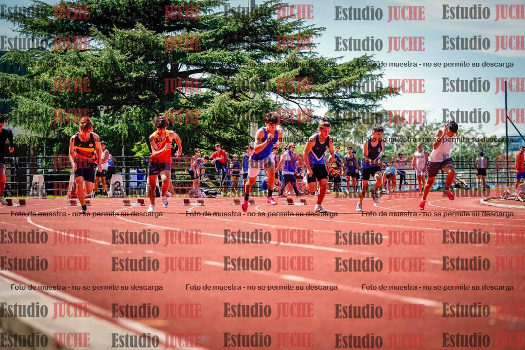 Fotos de los 100 m de varones