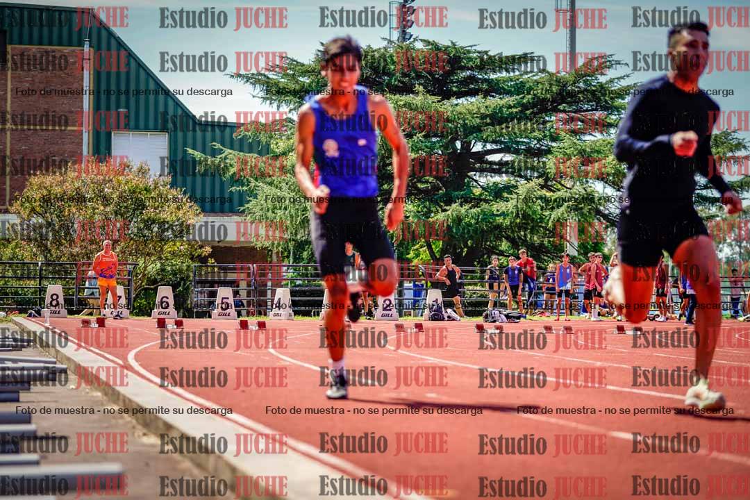 Fotos de los 100 m de varones