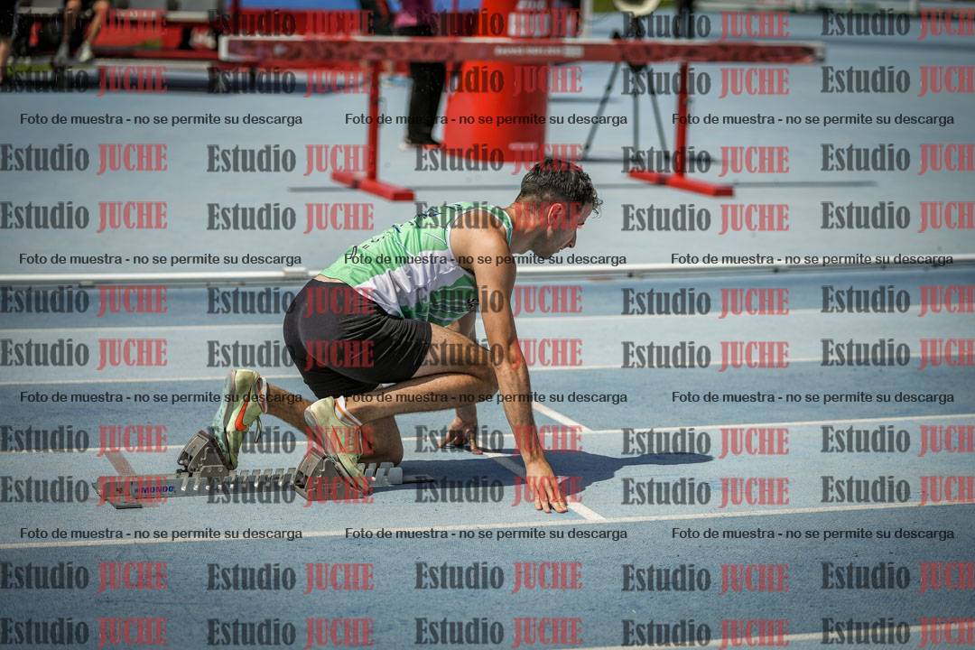 Fotos de los 400 m llanos de varones