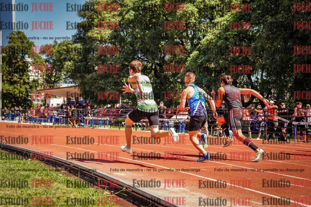 Fotos de los 100 m llanos de varones