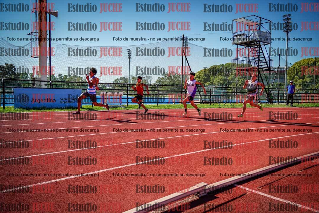 Fotos de los 200 m llanos de varones