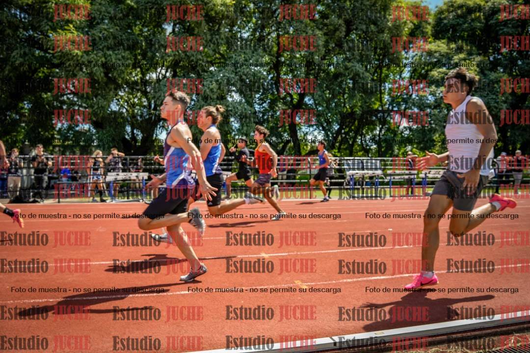 Fotos de los 100 m de varones