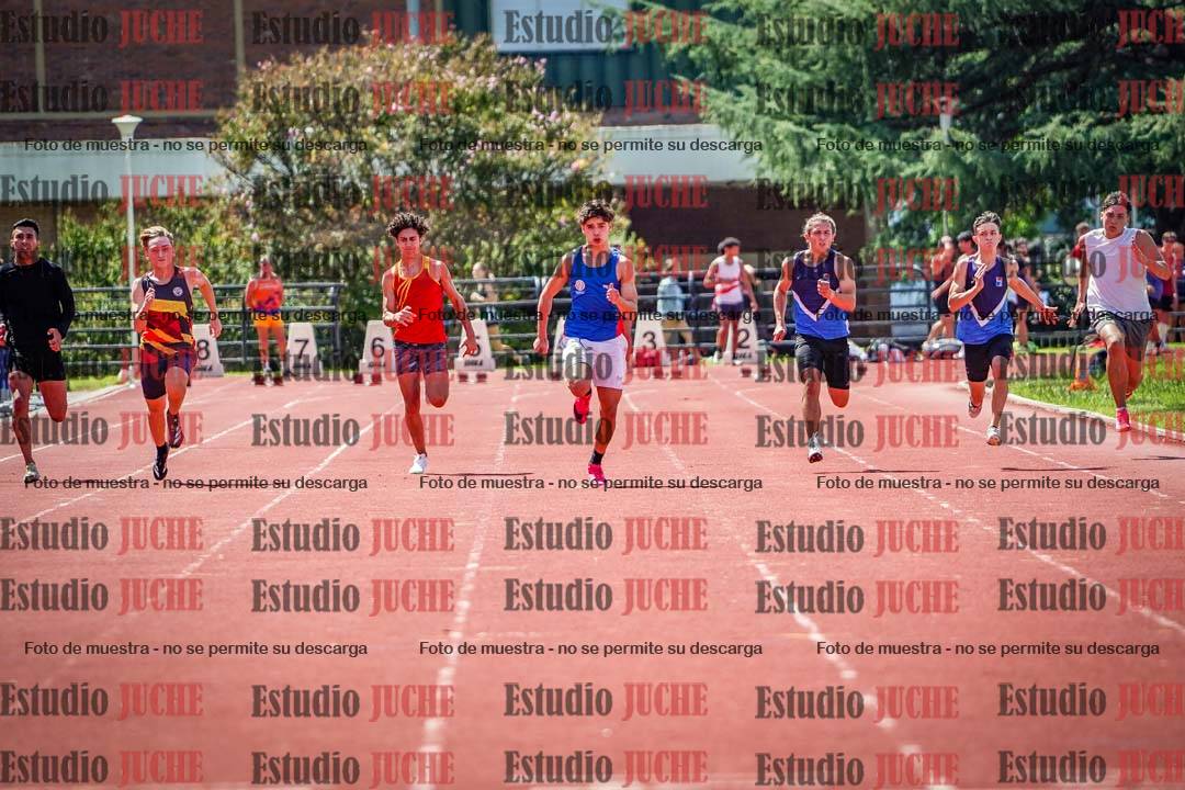 Fotos de los 100 m de varones