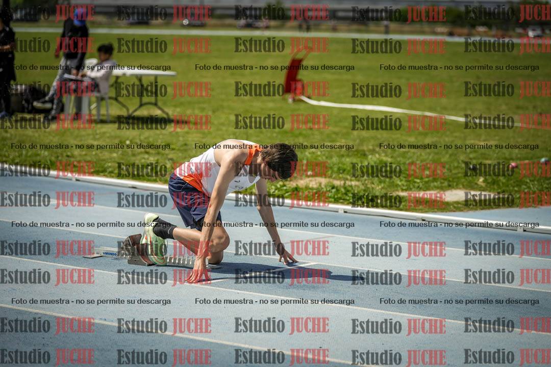 Fotos de los 400 m llanos de varones