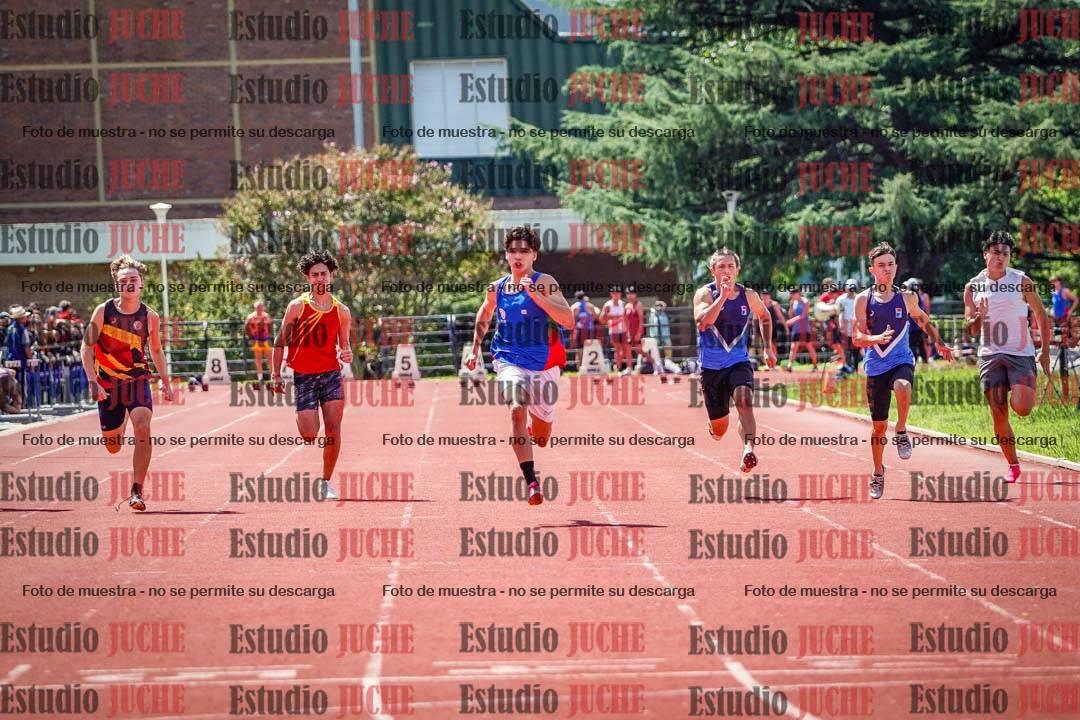 Fotos de los 100 m de varones