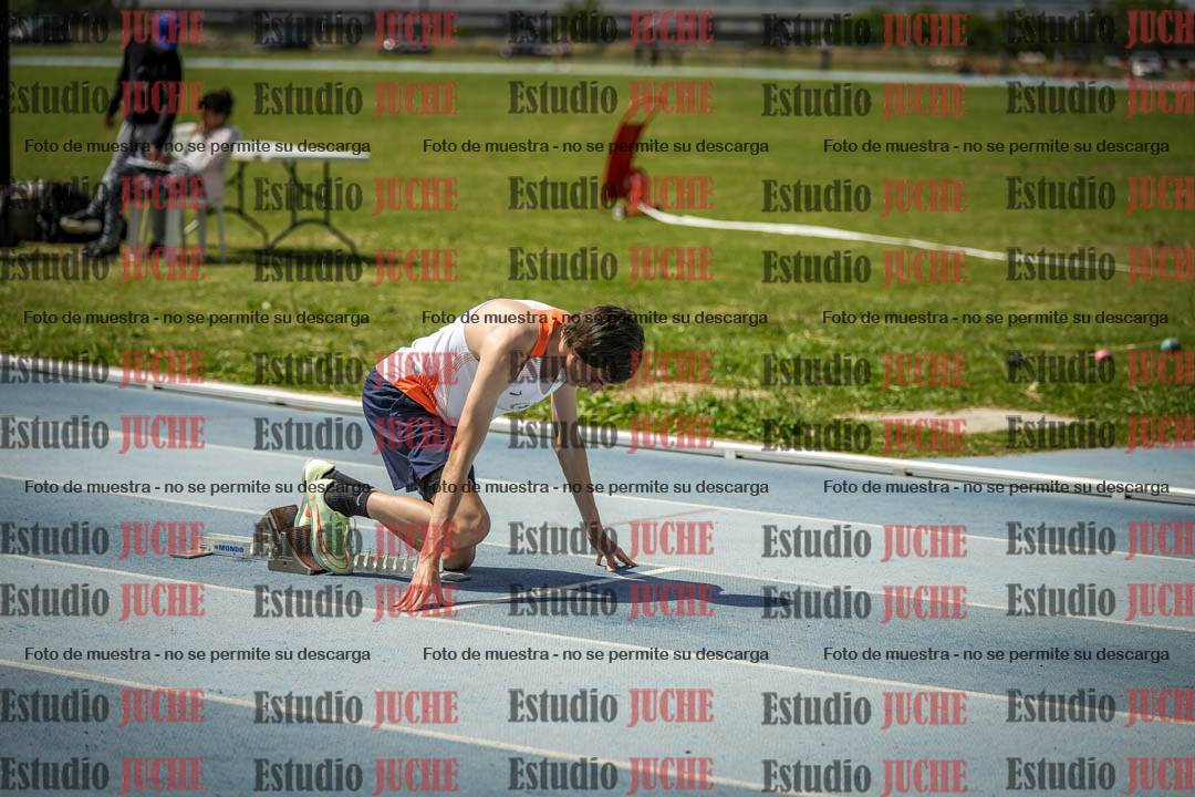 Fotos de los 400 m llanos de varones
