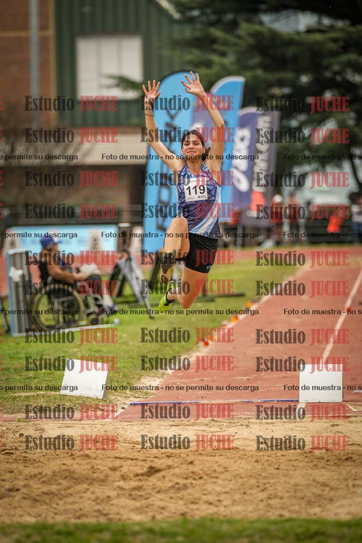Fotos del salto en largo de mujeres