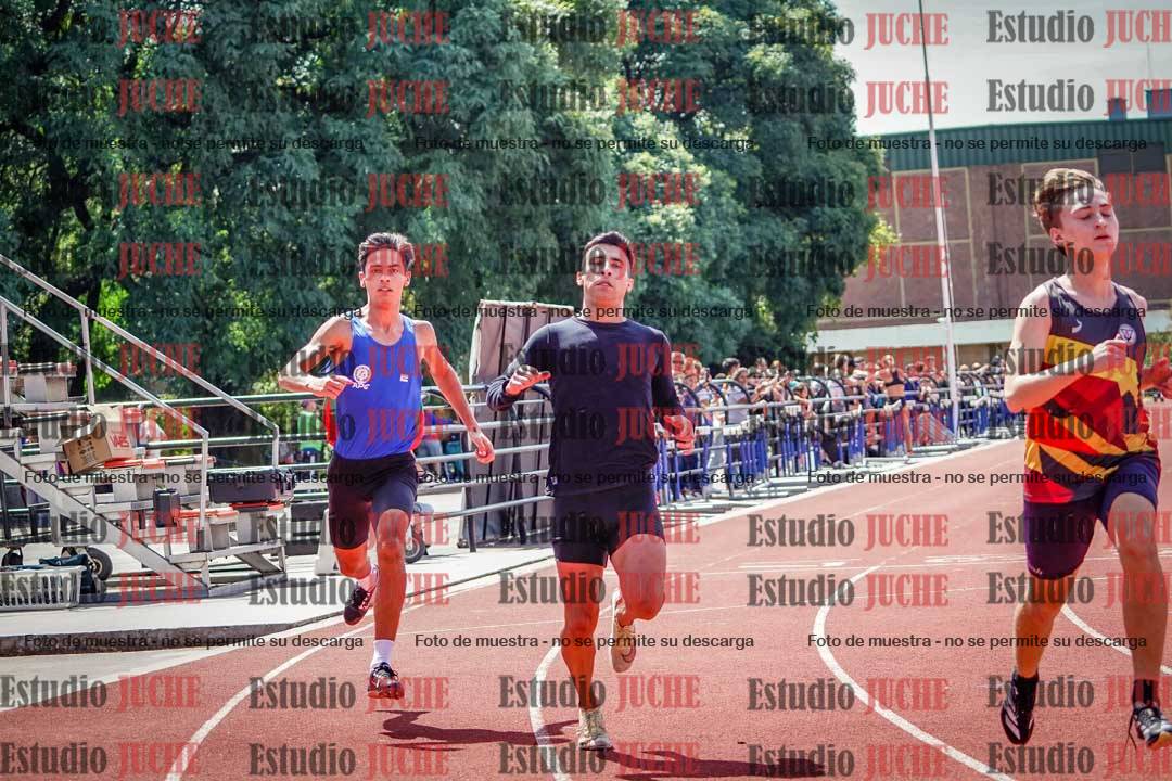 Fotos de los 100 m de varones