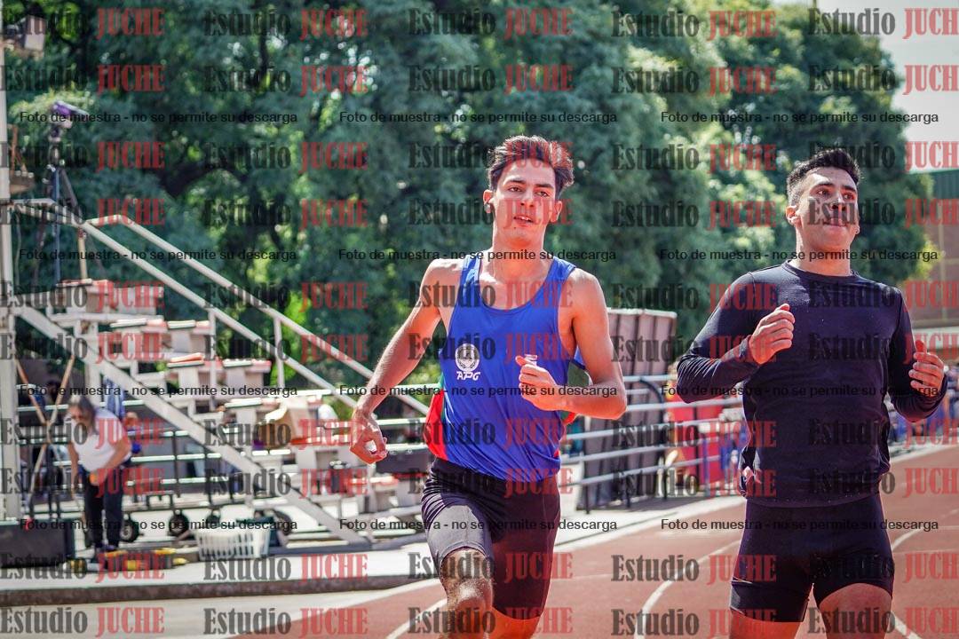 Fotos de los 100 m de varones