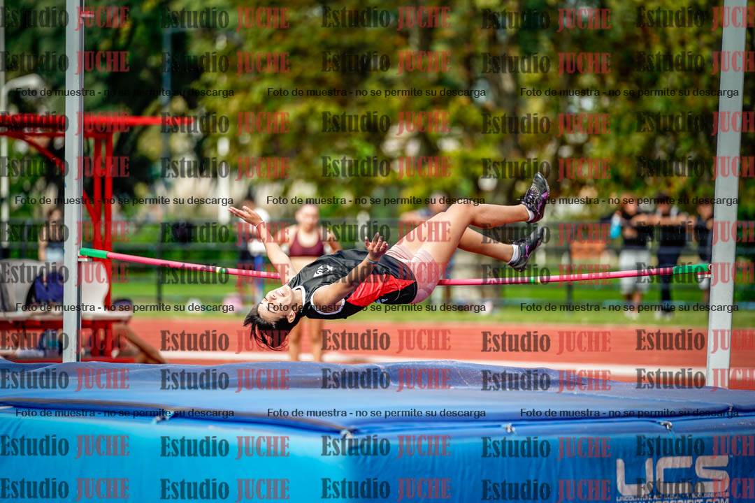 Fotos del salto en alto de mujeres