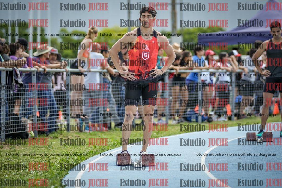 Fotos de los 400 m llanos de varones