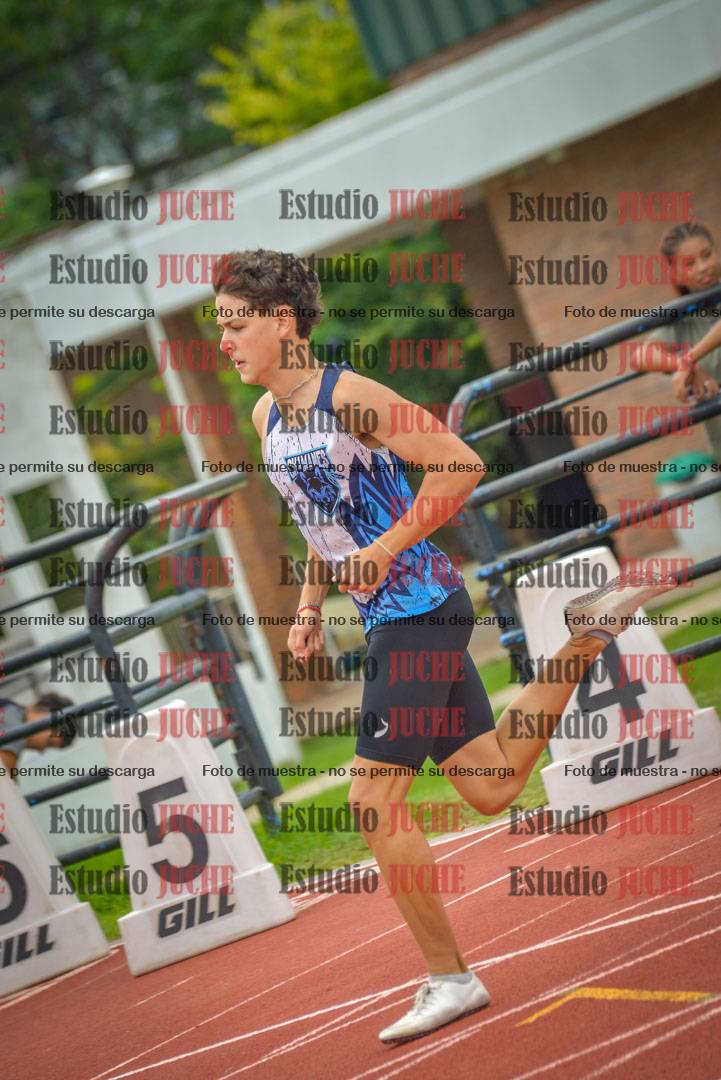 Fotos de los 400 m llanos de varones