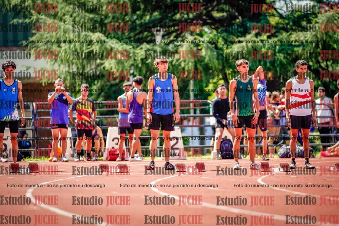 Fotos de los 100 m de varones
