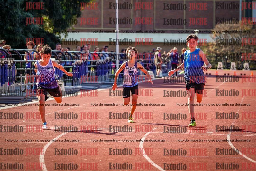 Fotos de los 80 m de varones