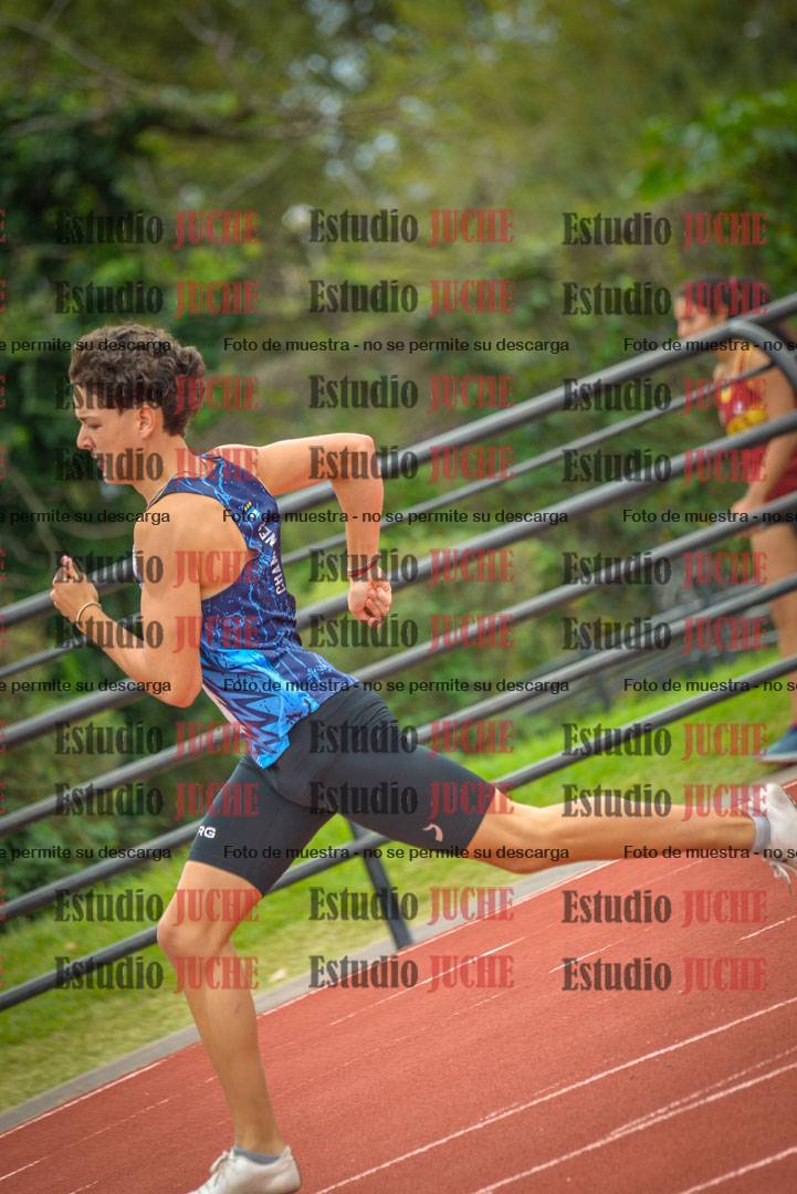 Fotos de los 400 m llanos de varones