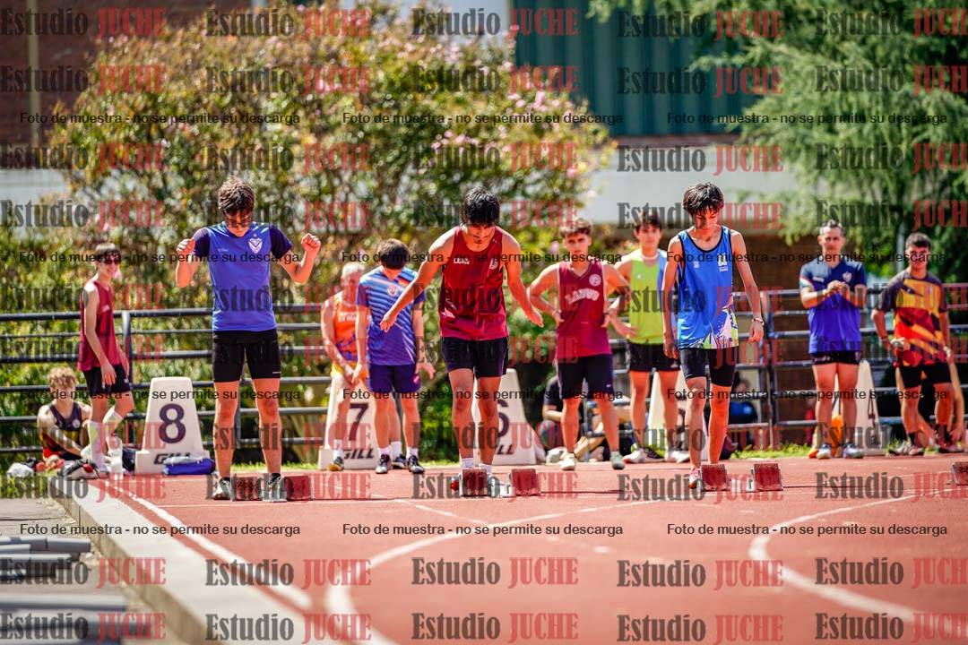 Fotos de los 100 m de varones