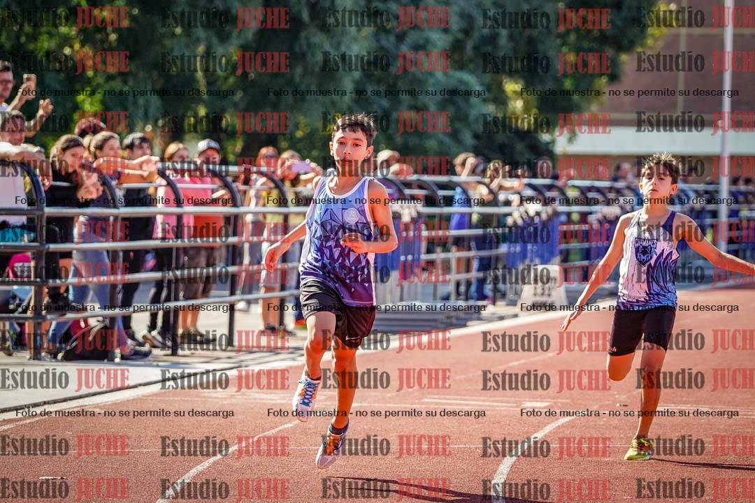 Fotos de los 80 m de varones