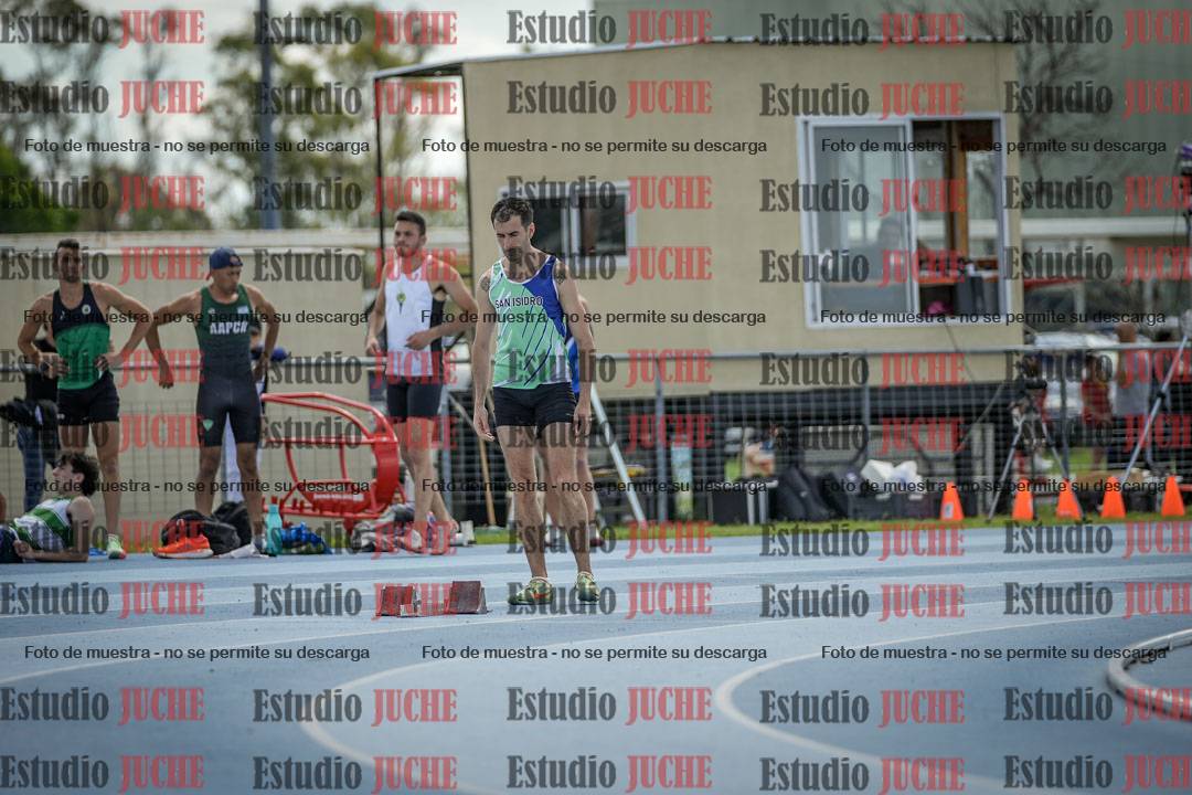 Fotos de los 400 m llanos de varones
